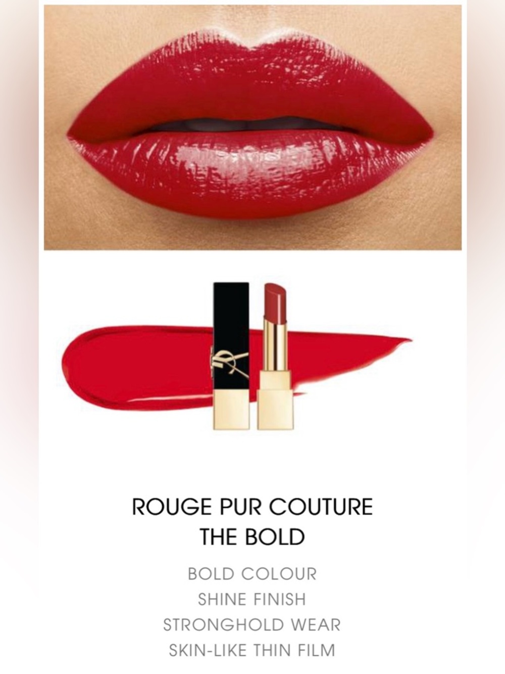 Yves Saint Laurent ROUGE PUR COUTURE FOREVER Revenged Red - Picture 7 of 16